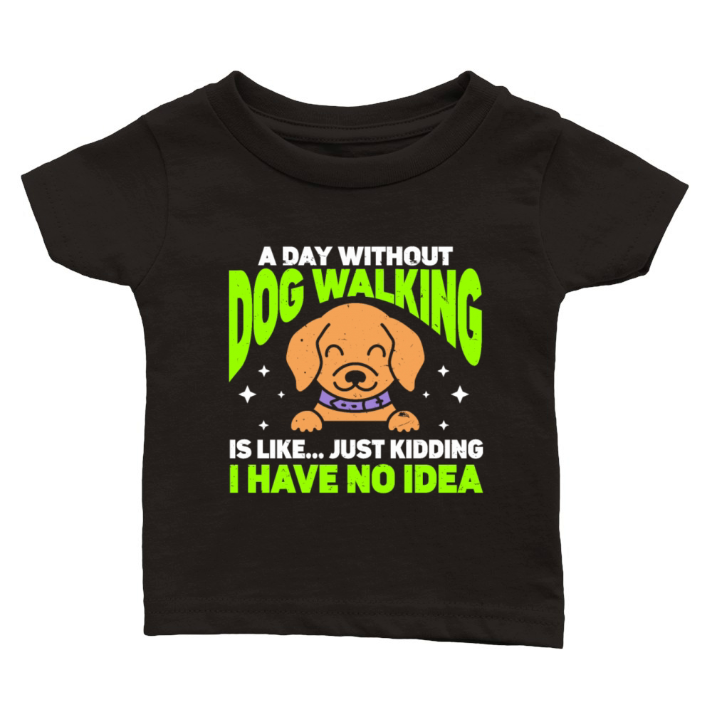 Dog Walker Professional Pet Sitter Dog Walking Classic Baby Crewneck T-shirt