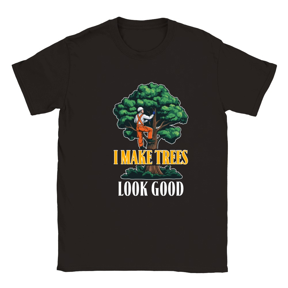 Arborist I Make Trees Look Good Tree Specialist Classic Kids Crewneck T-shirt