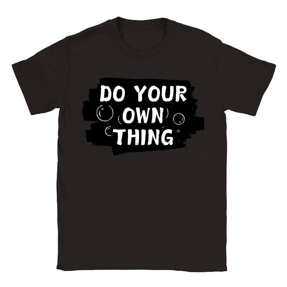 Do Your Own Thing Classic Kids Crewneck T-shirt