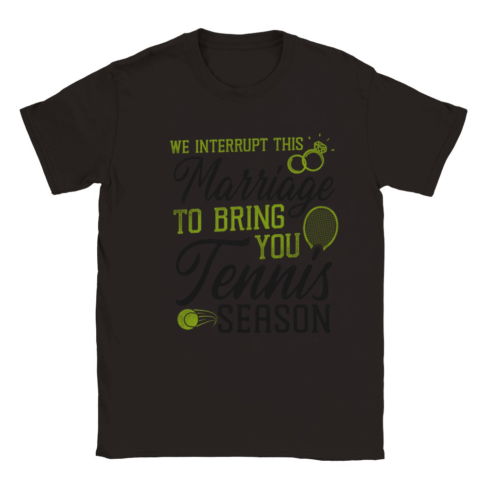 Funny Tennis Player Racket Husband Classic Kids Crewneck T-shirt
