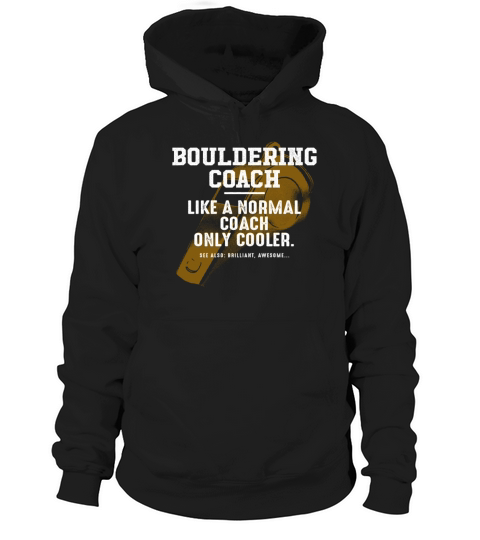Bouldering Coach Like a Normal Coach Rock Climbing Hoodie Unisex
