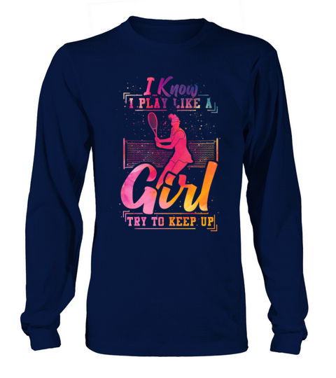Funny Tennis Player Racket Long sleeved Unisex