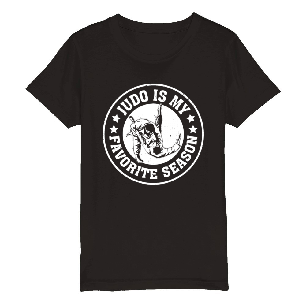 Judo Is My Favorite Season - Judo Fighter Judo Jud Organic Kids Crewneck T-shirt