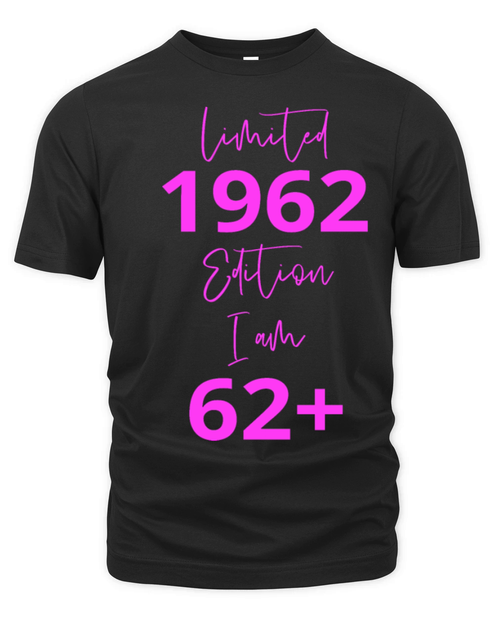 62th Birthday girl for Women Ladies old Organic Unisex T-shirt