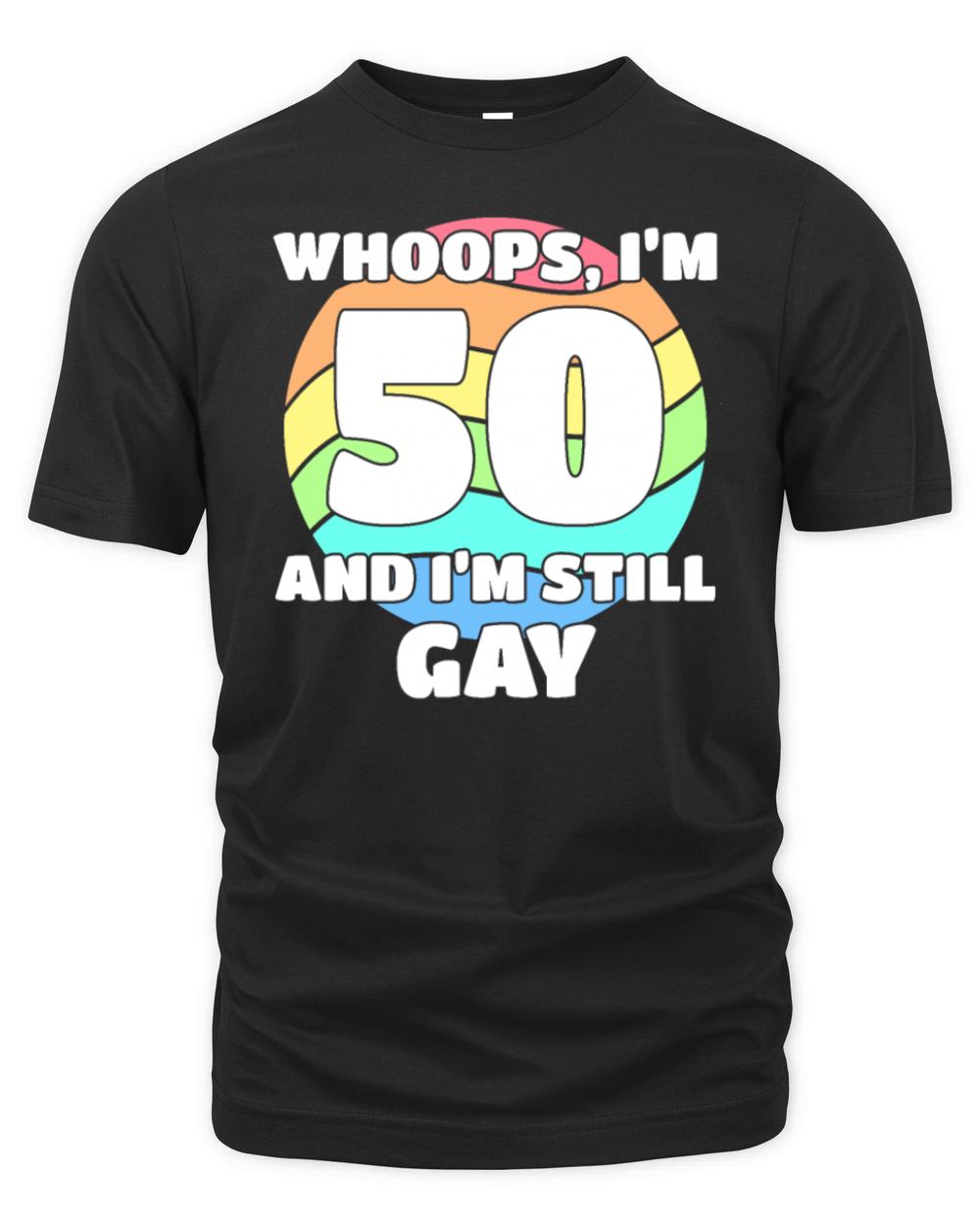 Funny Gay Pride - 50th Birthday 50 BDay Lesbian Organic Unisex T-shirt