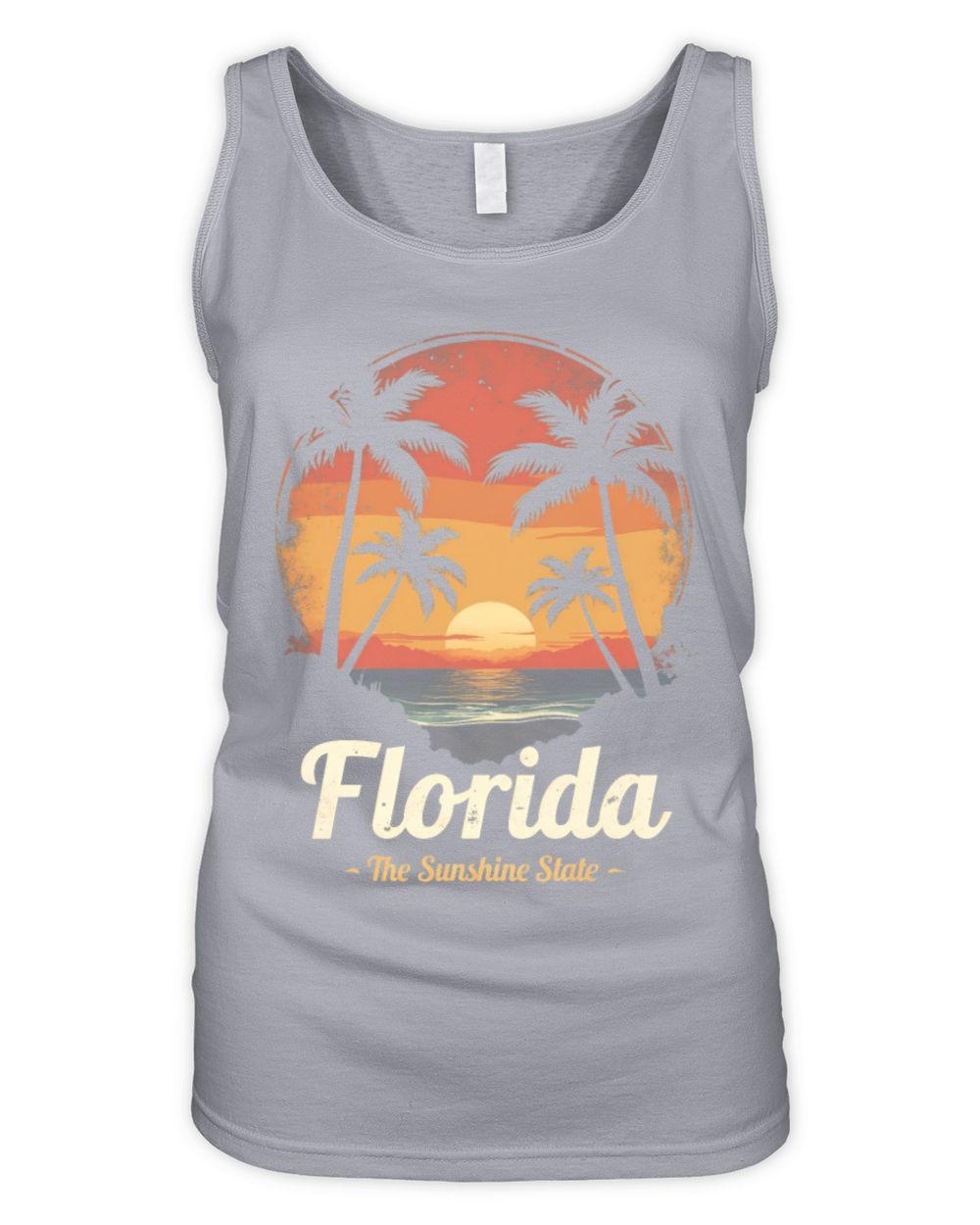 Florida The Sunshine State Organic Women's Tank Top