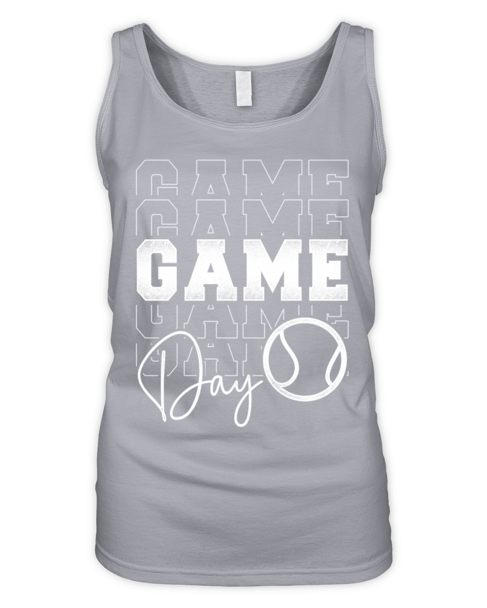 Funny Tennis Player Racket Game Organic Women's Tank Top