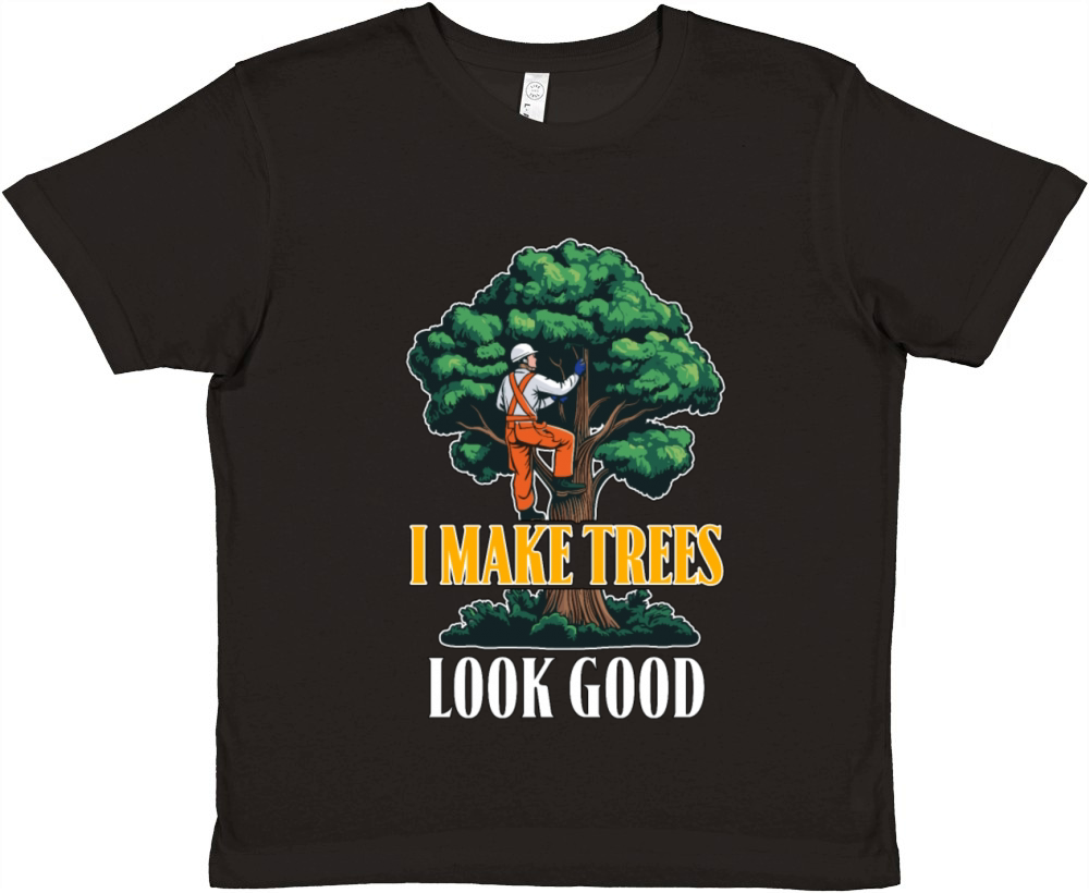 Arborist I Make Trees Look Good Tree Specialist Premium Kids Crewneck T-shirt