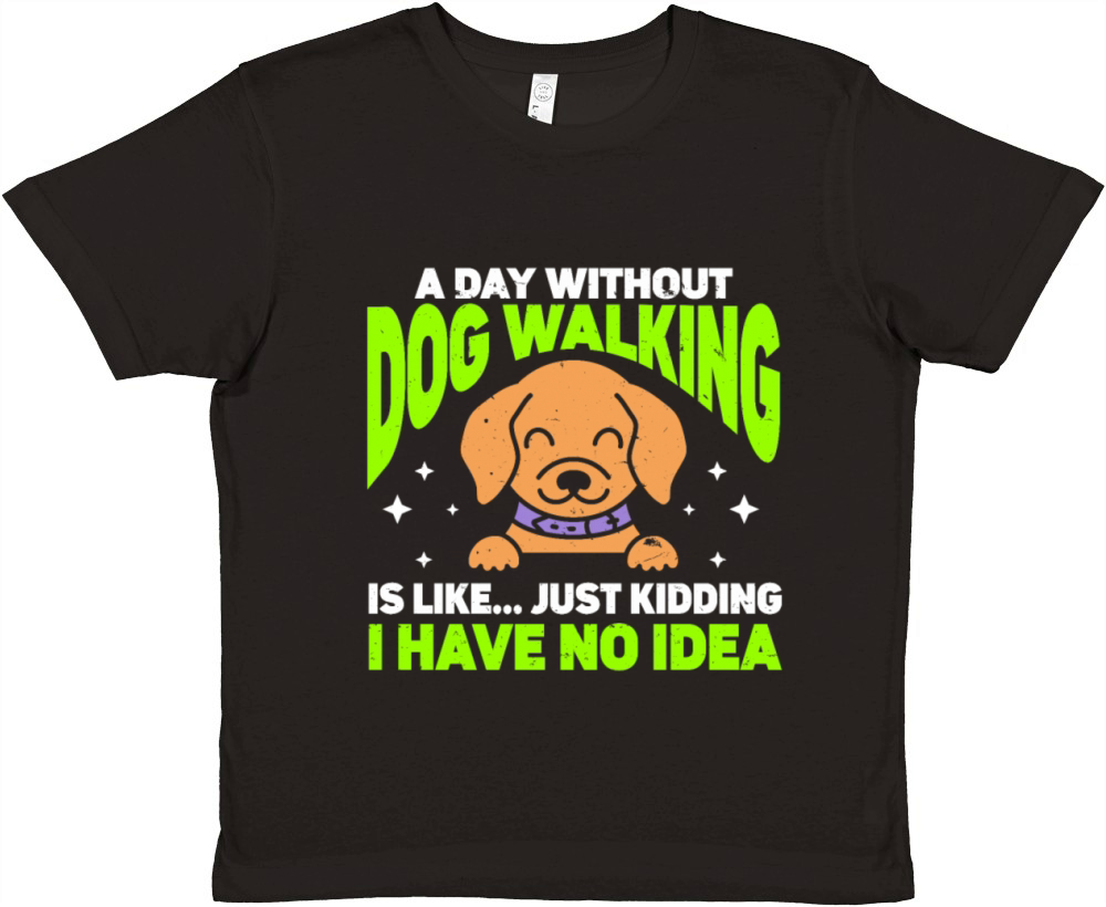 Dog Walker Professional Pet Sitter Dog Walking Premium Kids Crewneck T-shirt