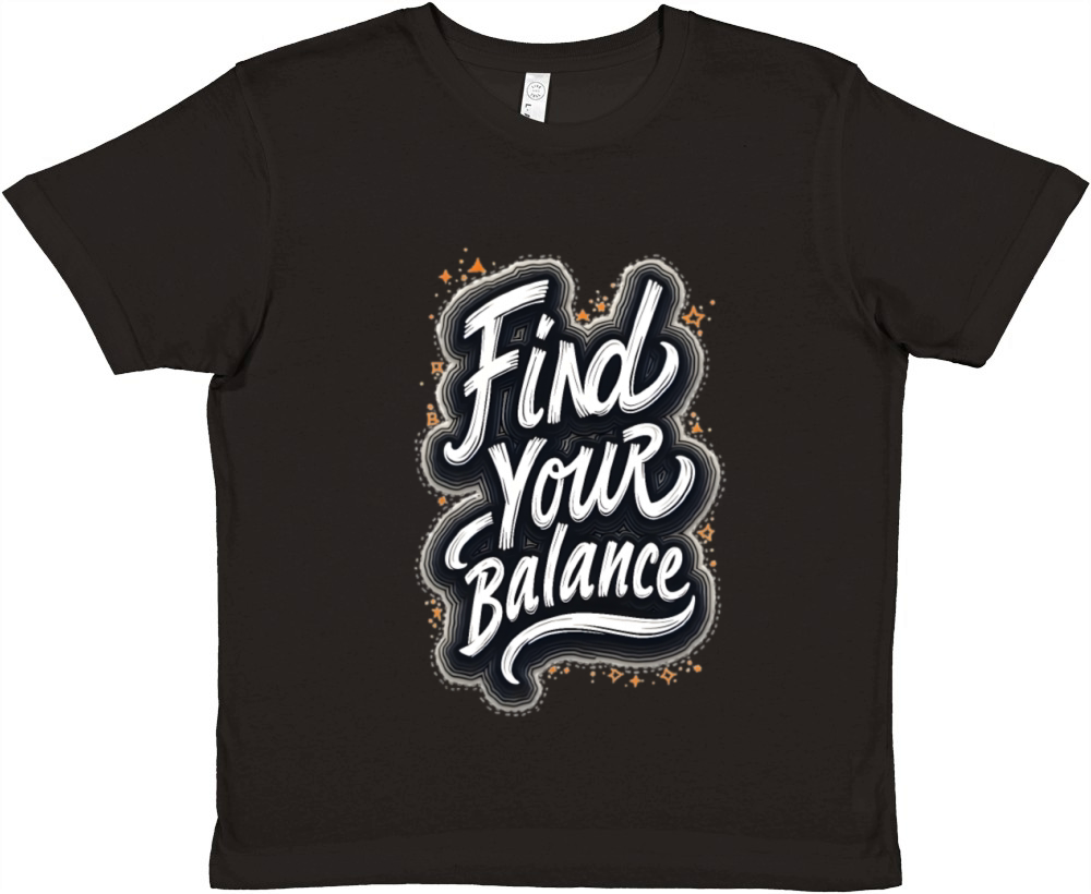Find Your Balance Premium Kids Crewneck T-shirt