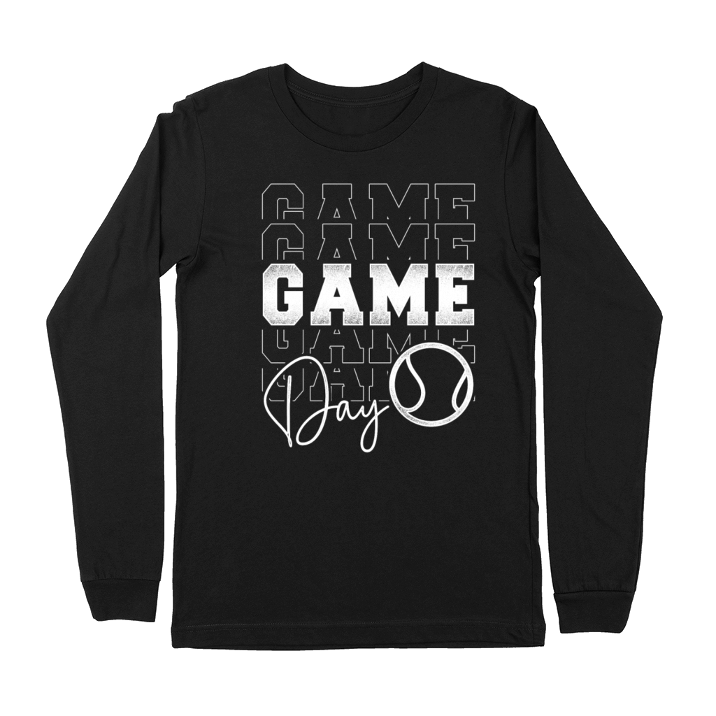 Funny Tennis Player Racket Game Premium Long Sleeve