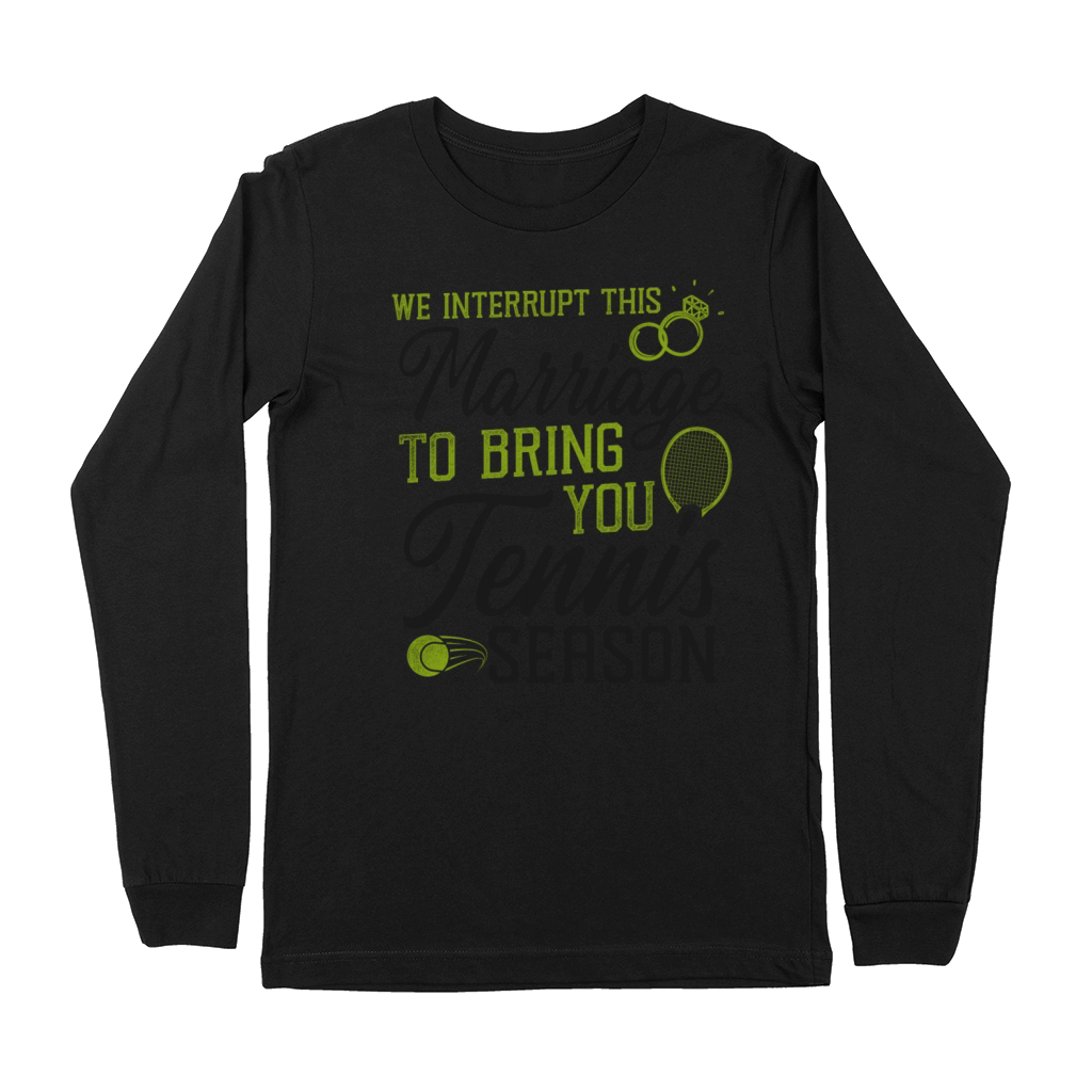 Funny Tennis Player Racket Husband Premium Long Sleeve