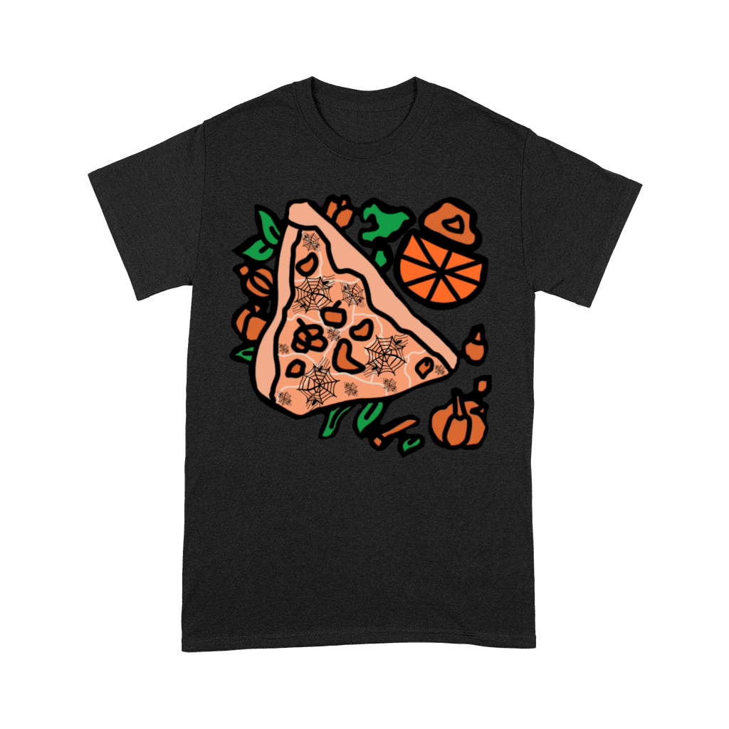 Retro Pizza with a Pumpkin Twist Premium T-shirt