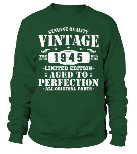 80 Years 1945 Vintage Retro Birthday Gift Sweatshirt Unisex