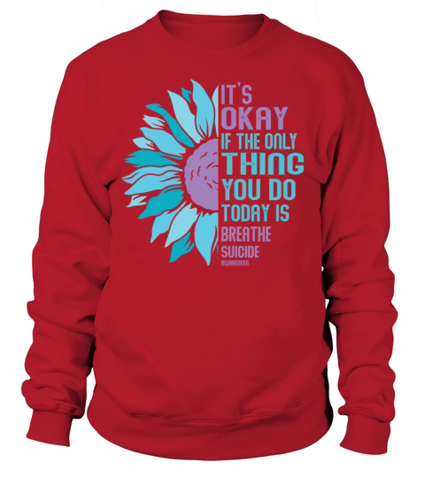 Mental Health Warrior Purple and Teal Sweatshirt Unisex