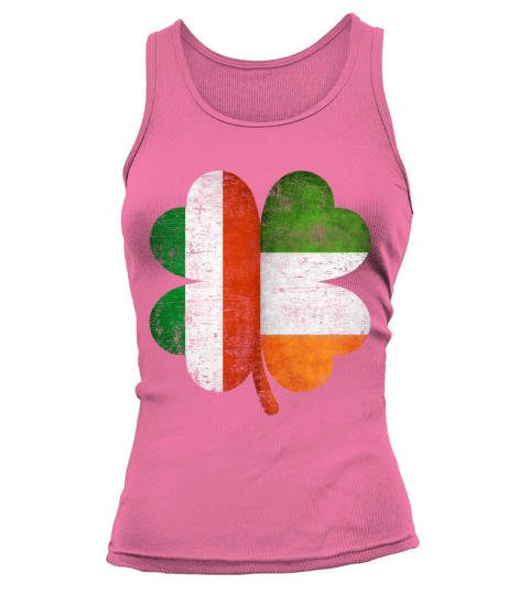 Hungarian Irish Shamrock Hungary Ireland Flag Tank top Woman