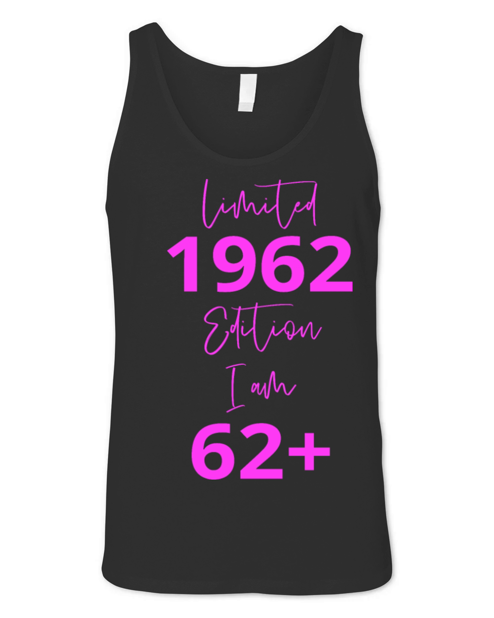 62th Birthday girl for Women Ladies old Unisex Jersey Tank