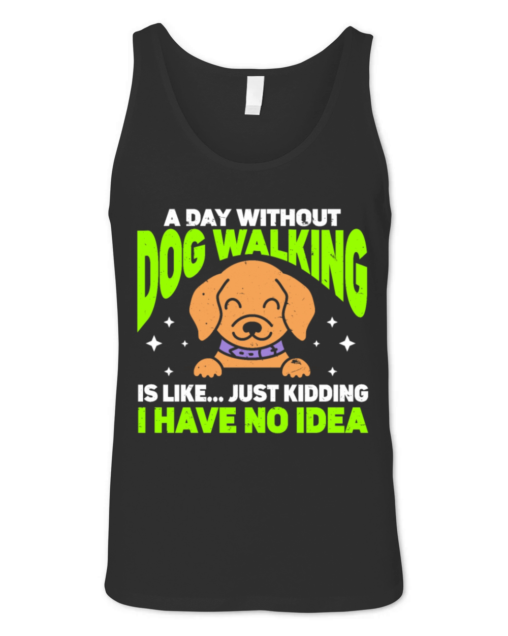 Dog Walker Professional Pet Sitter Dog Walking Unisex Jersey Tank