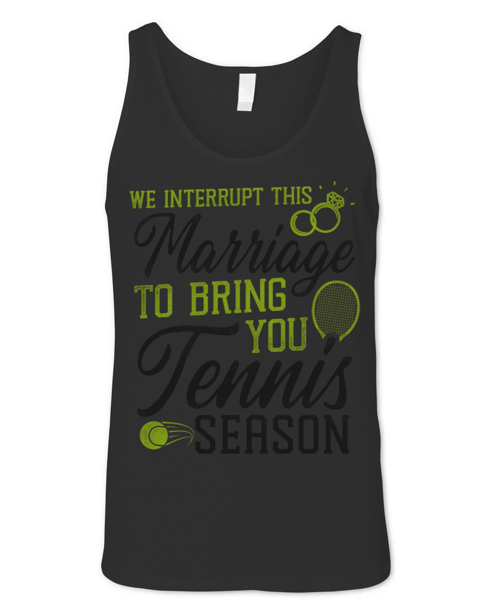 Funny Tennis Player Racket Husband Unisex Jersey Tank
