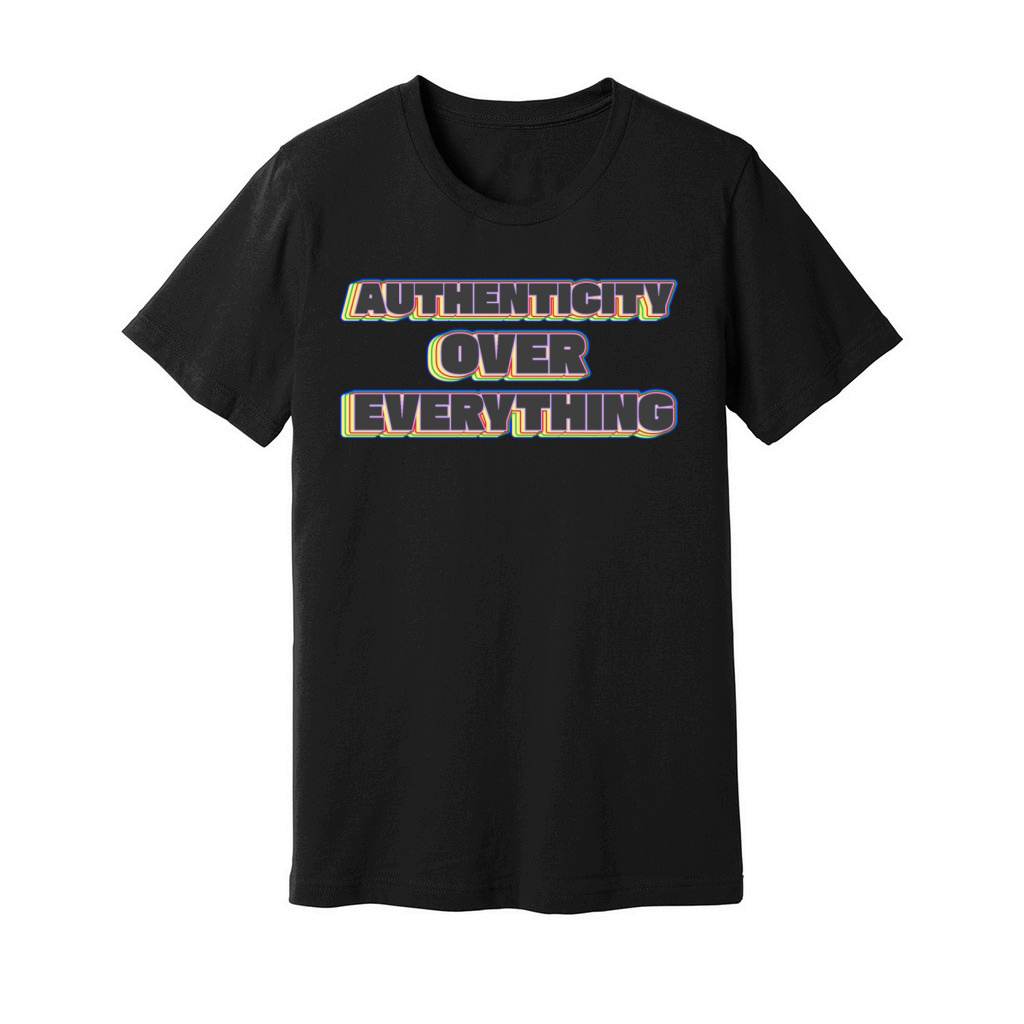 Authenticity Over Everything Unisex Jersey Tee