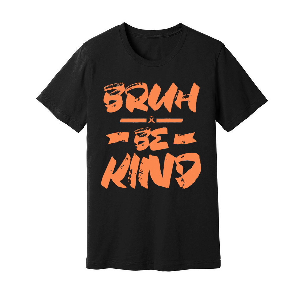 Bruh Be Kind Orange Unity Day Teacher Harmony Day Unisex Jersey Tee