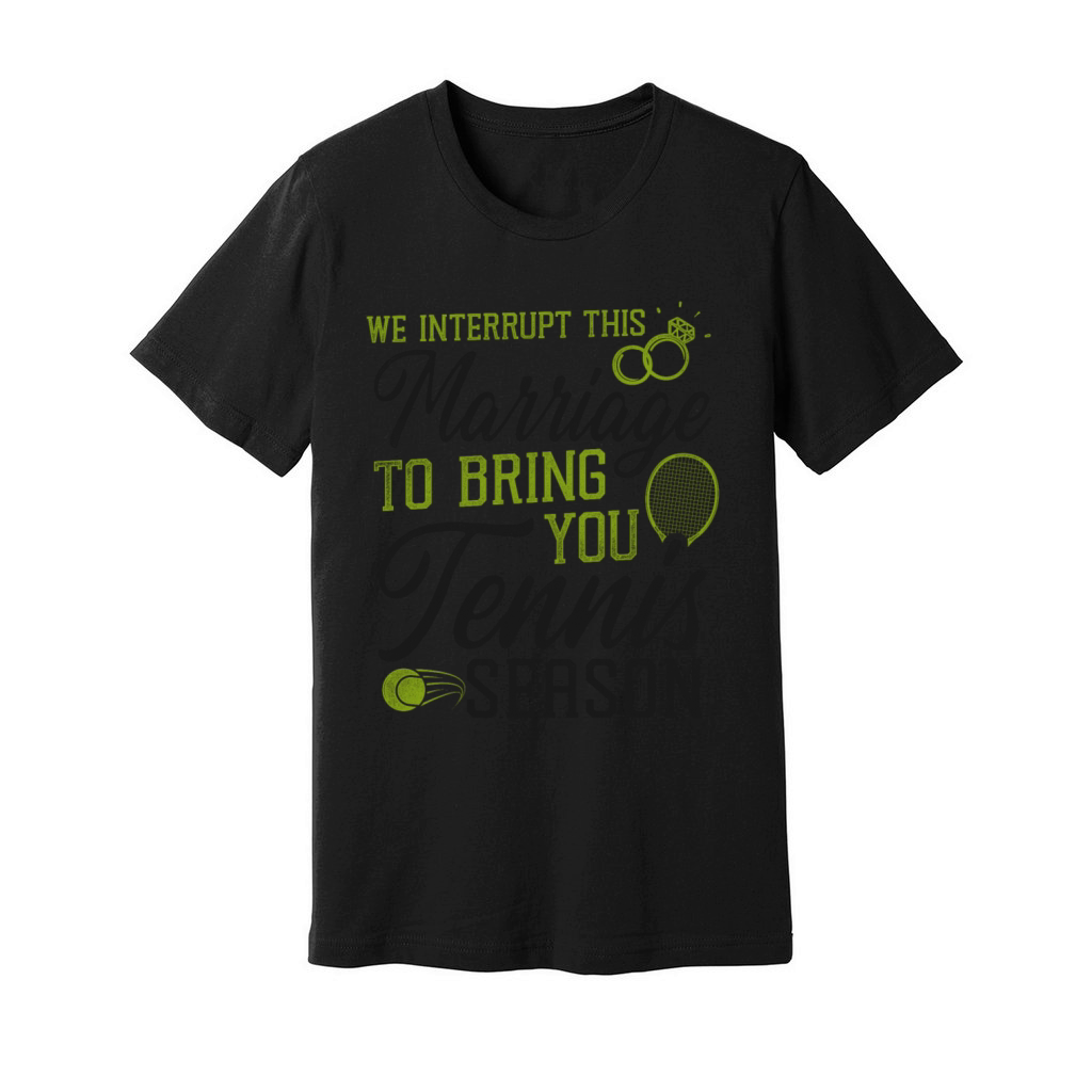 Funny Tennis Player Racket Husband Unisex Jersey Tee