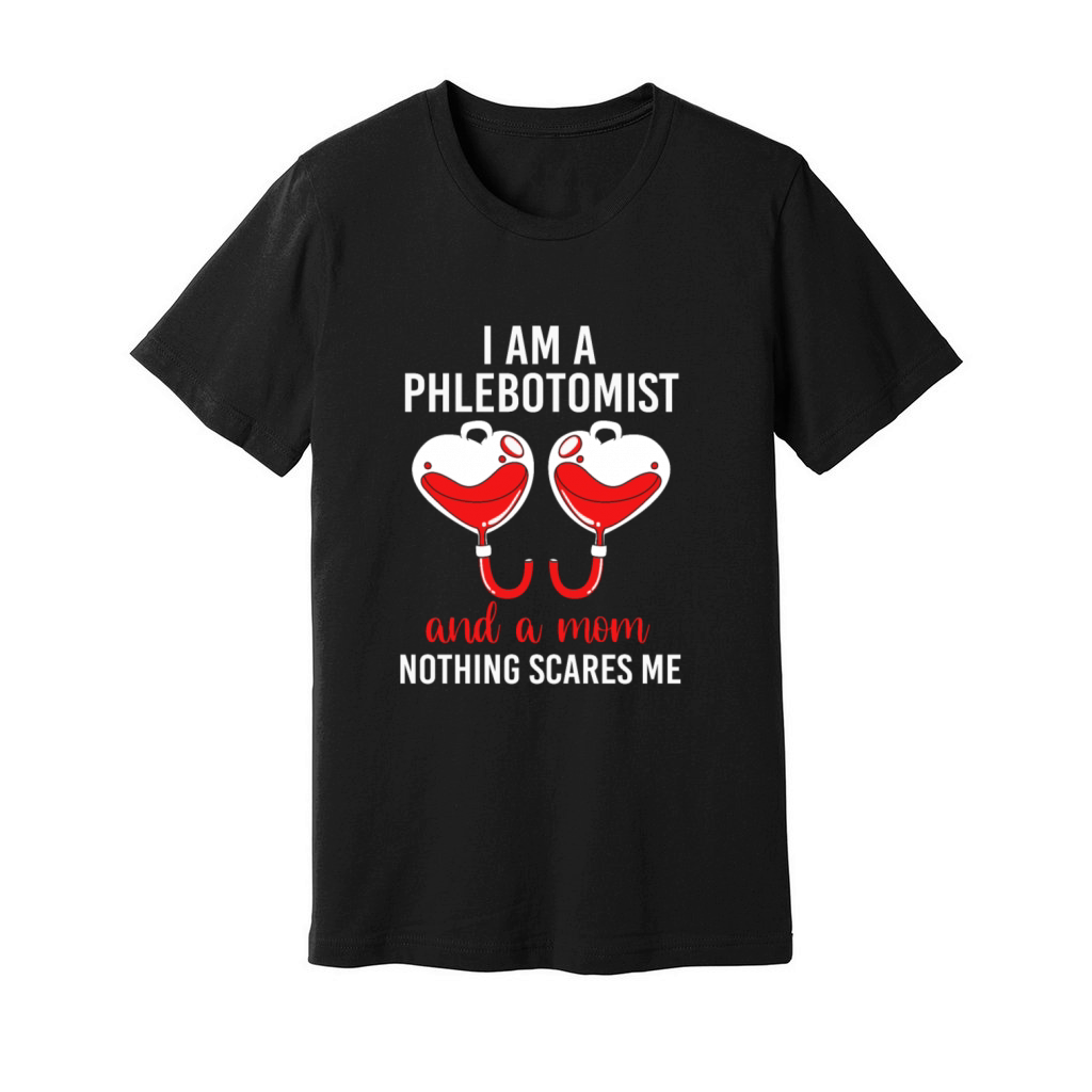 Mothers Day Blood Donation Phlebotomist And Mom Unisex Jersey Tee