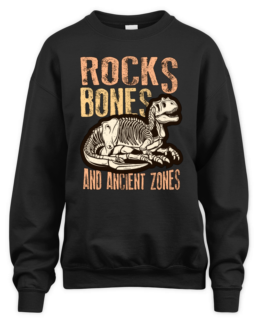 Fossil Hunter Rocks Bones And Fossil Collecting Unisex Premium Crewneck Sweatshirt