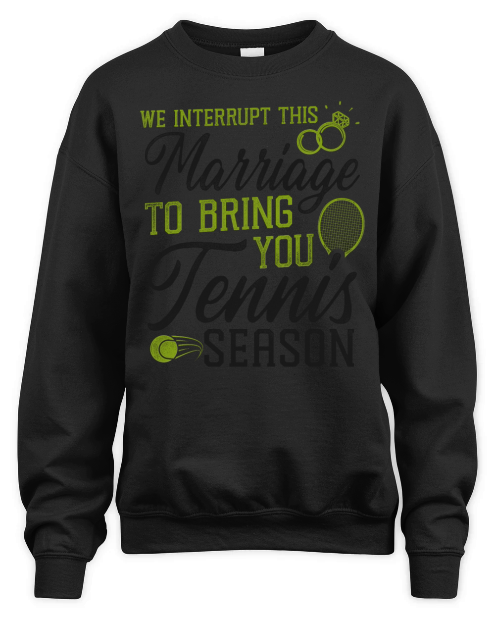 Funny Tennis Player Racket Husband Unisex Premium Crewneck Sweatshirt
