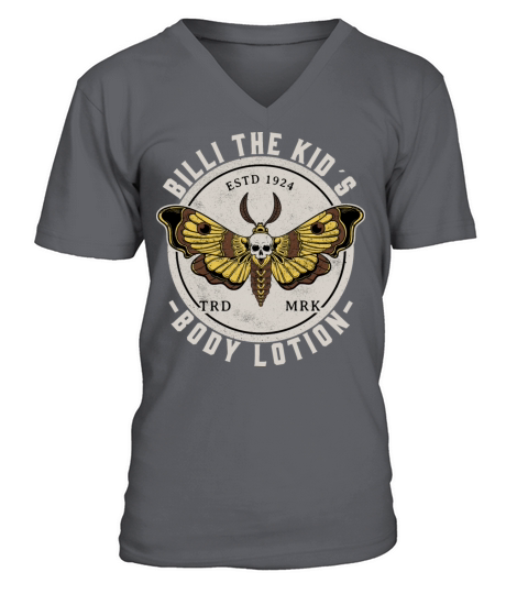 Billy the Kids Body Lotion - Deaths Head Moth V-Neck T-shirt