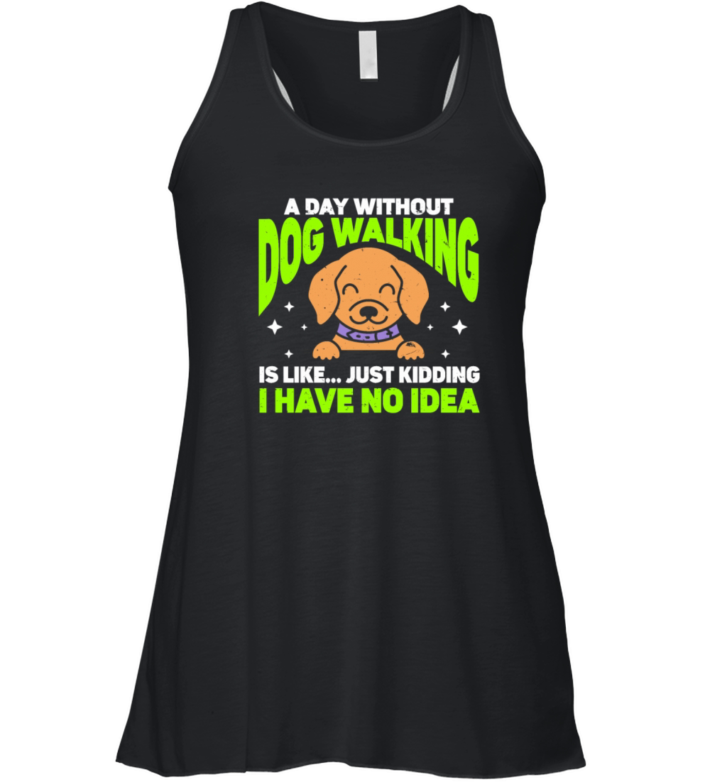Dog Walker Professional Pet Sitter Dog Walking Women's Flowy Tank Top
