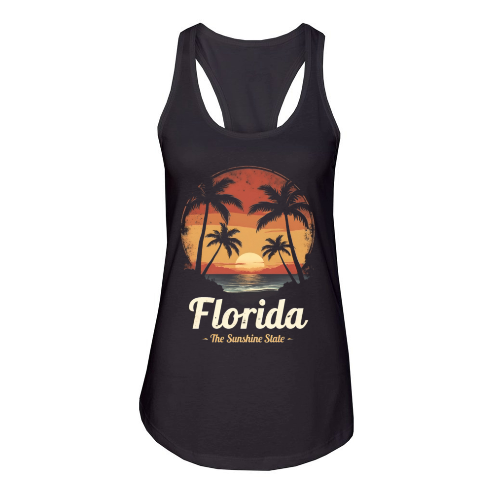 Florida The Sunshine State Women's Racerback Tank
