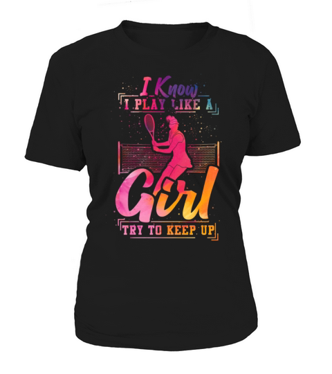 Funny Tennis Player Racket Women's T-Shirt