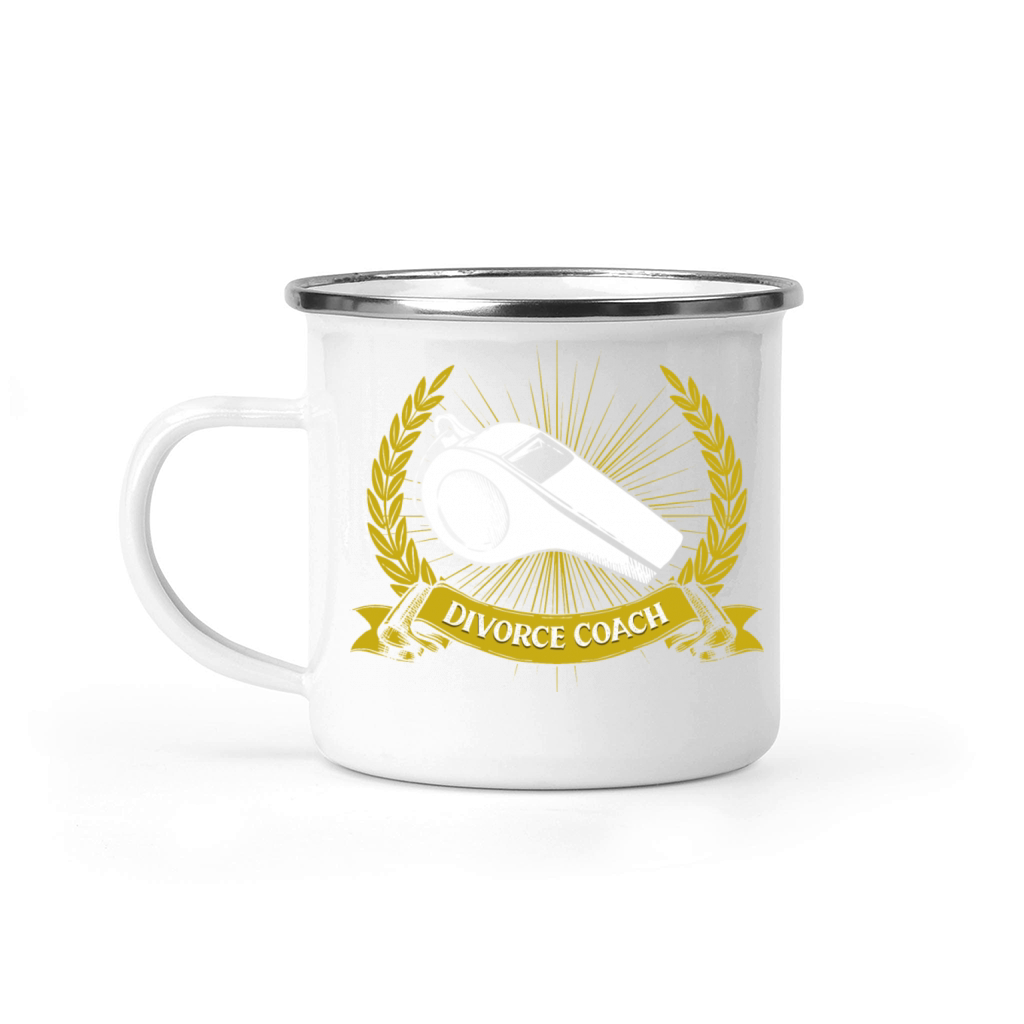 Divorce Coach Annulment Funny Marriage Coach Humor Camping Mug