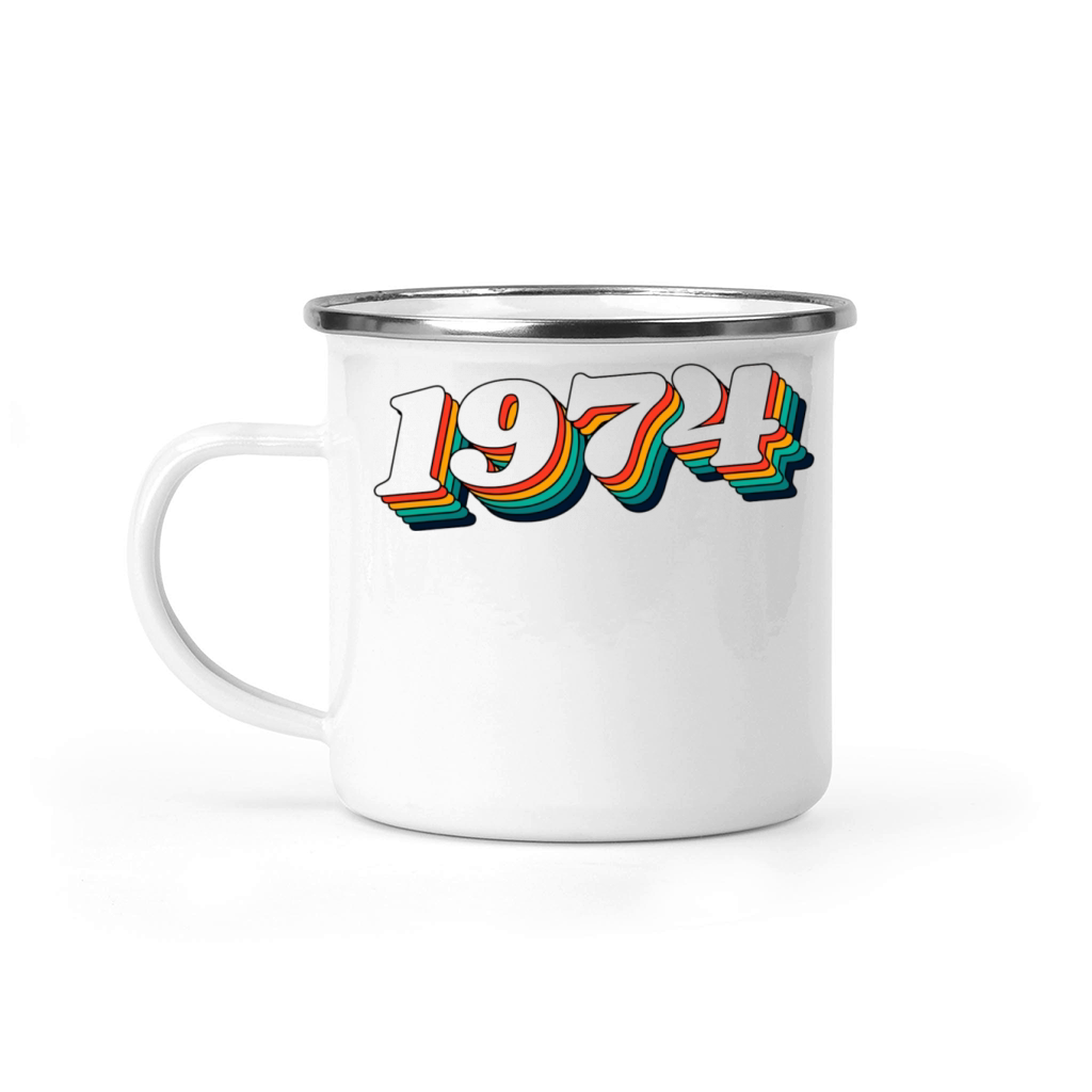 Retro 1974 Camping Mug