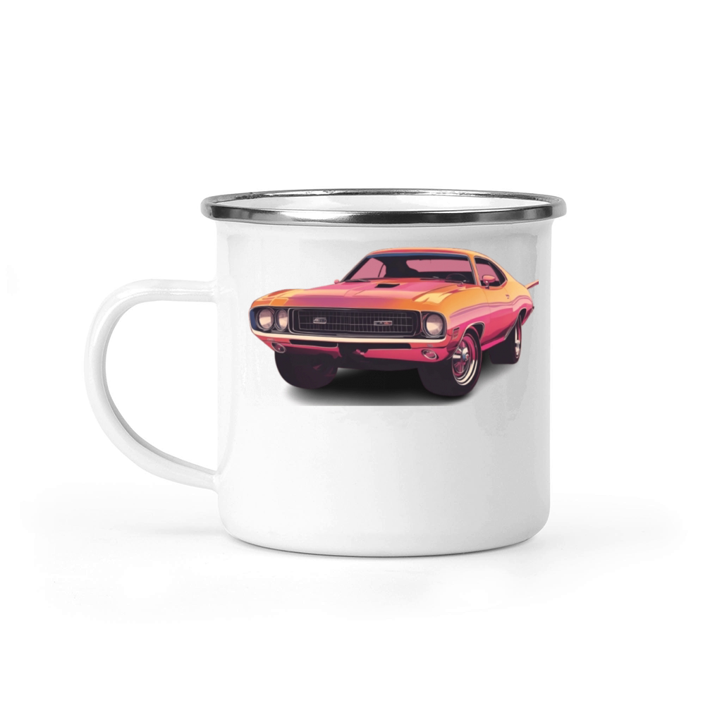 Vintage muscle car Camping Mug