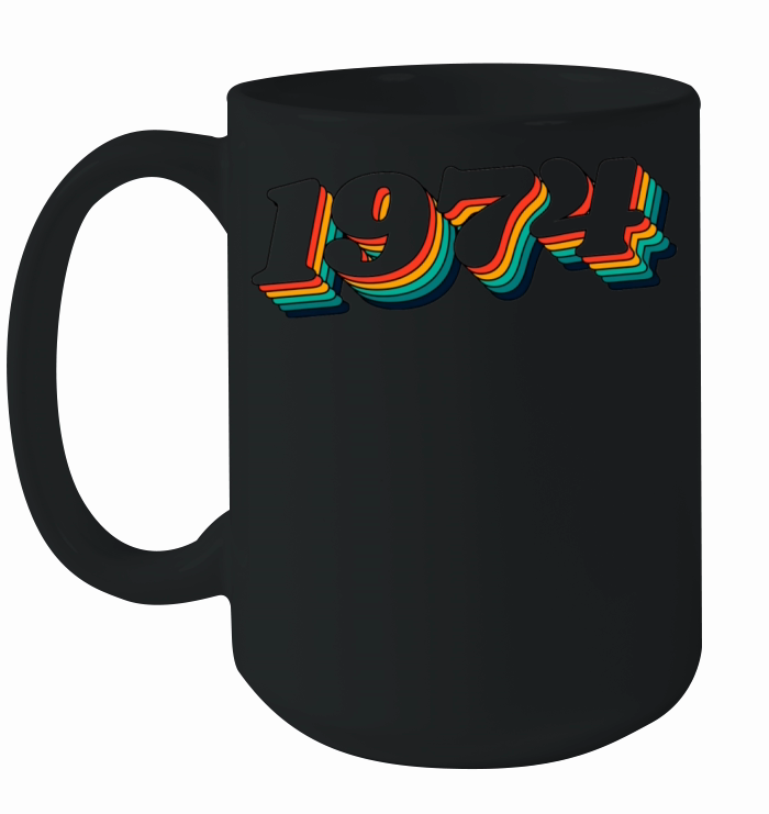 Retro 1974 Ceramic Mug