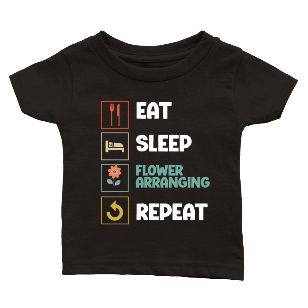 Florist Floral Flower Floristry Classic Baby Crewneck T-shirt