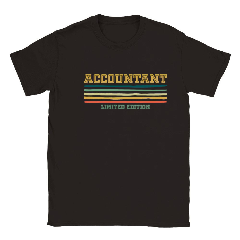 Accountant Limited Edition Retro Vintage Classic Kids Crewneck T-shirt