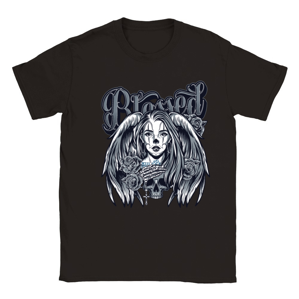 Blessed Chicano Vintage Design Classic Kids Crewneck T-shirt