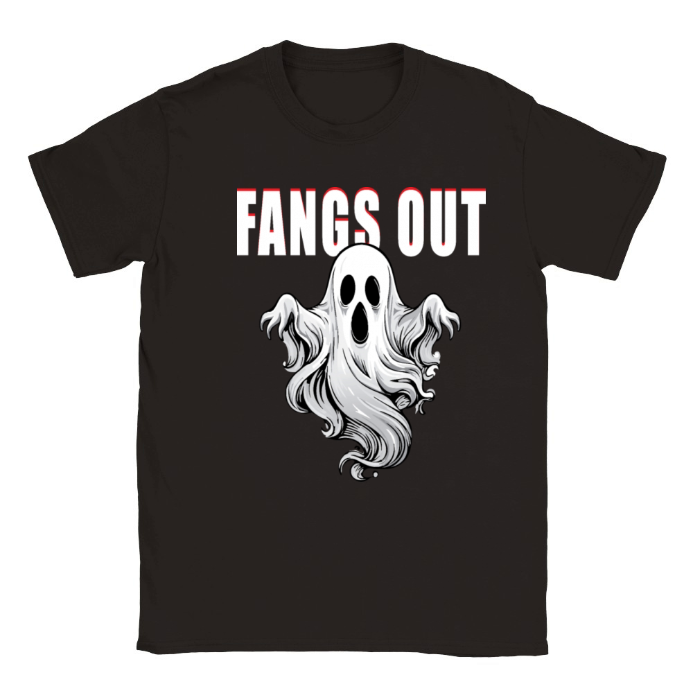 Fangs out Classic Kids Crewneck T-shirt