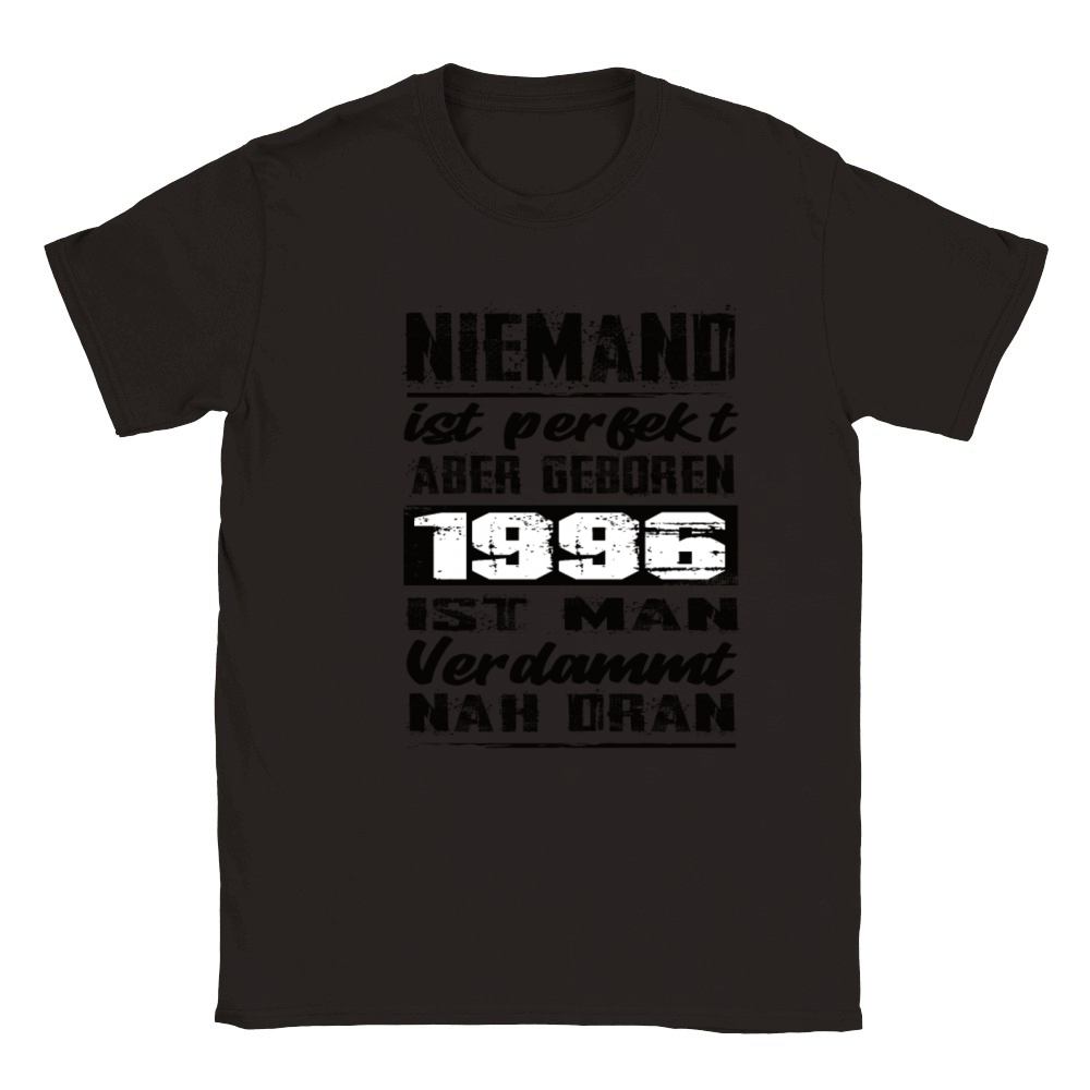 Nobody Is Perfect But Born 1996 Birthday Classic Kids Crewneck T-shirt