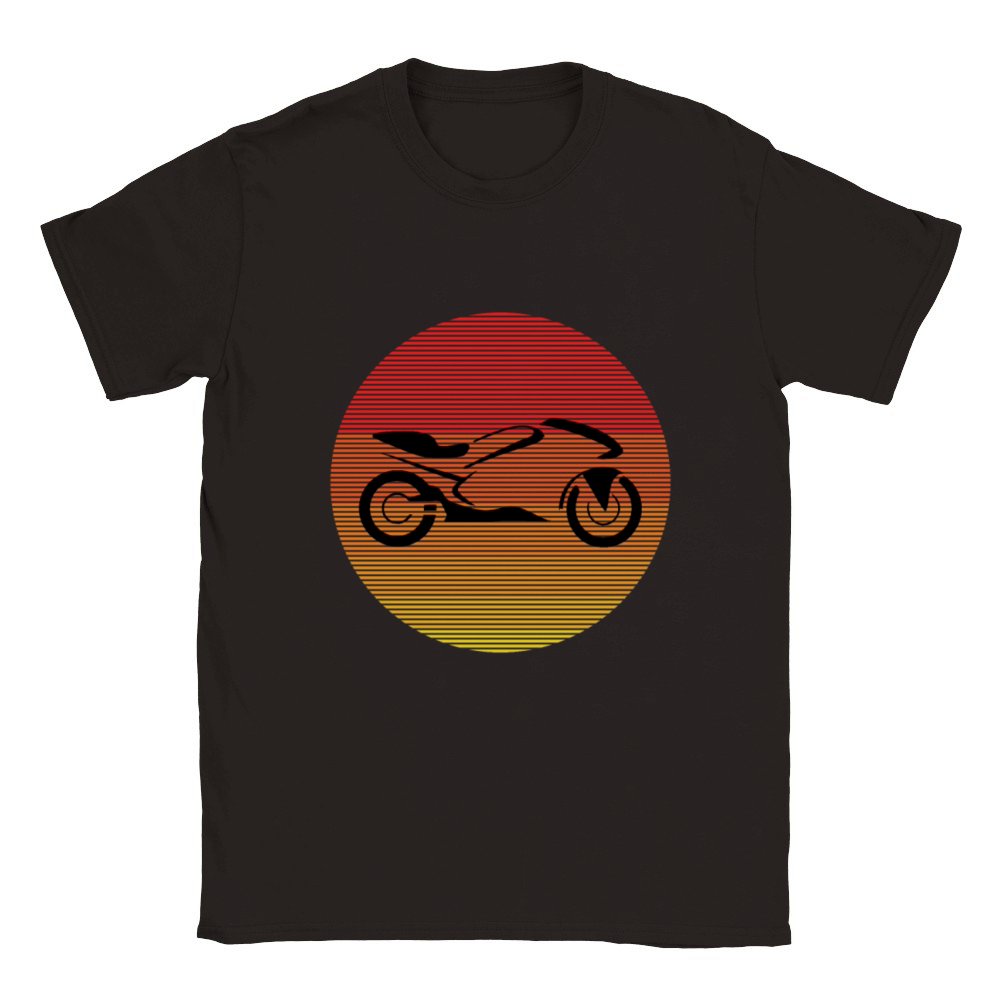 retro motorbike Classic Kids Crewneck T-shirt