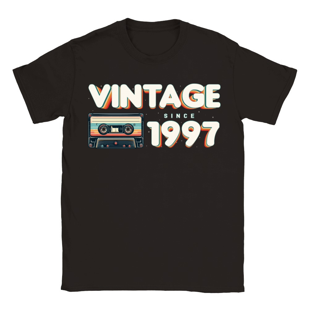 Retro Vintage 1997 Nostalgic Birthday Men Women Classic Kids Crewneck T-shirt