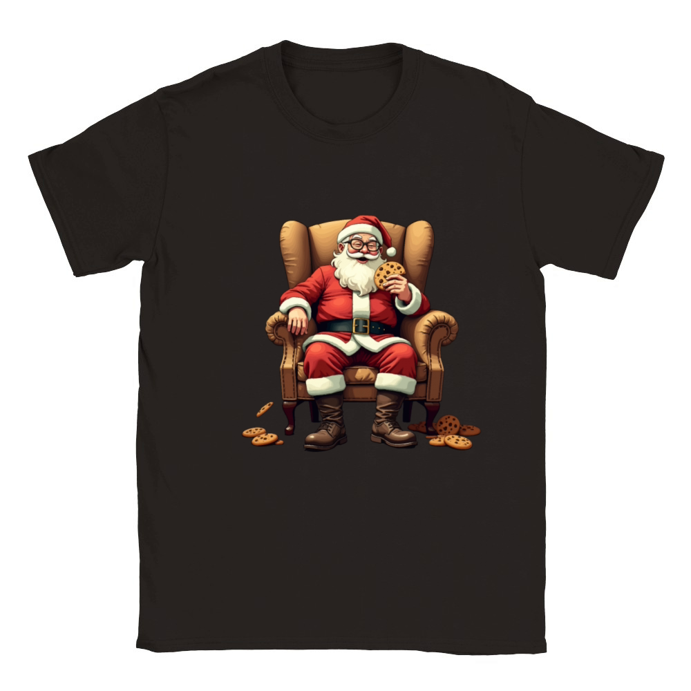 Vintage Santa Claus Classic Christmas Design Classic Kids Crewneck T-shirt