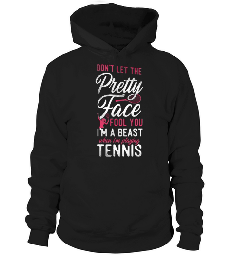 Funny Tennis Player Racket Girl Hoodie Unisex