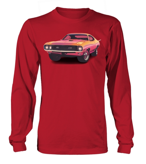 Vintage muscle car Long sleeved Unisex