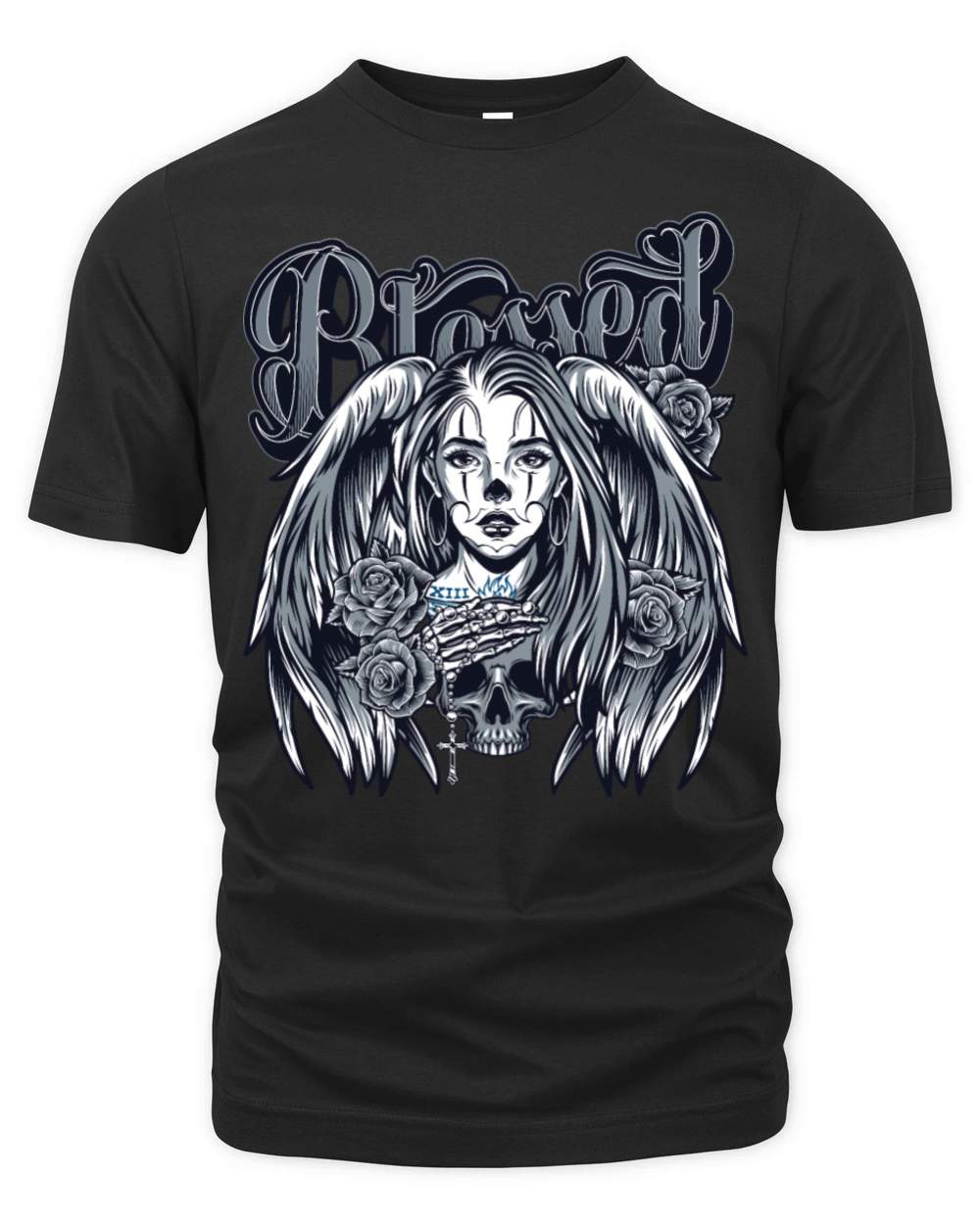 Blessed Chicano Vintage Design Organic Unisex T-shirt
