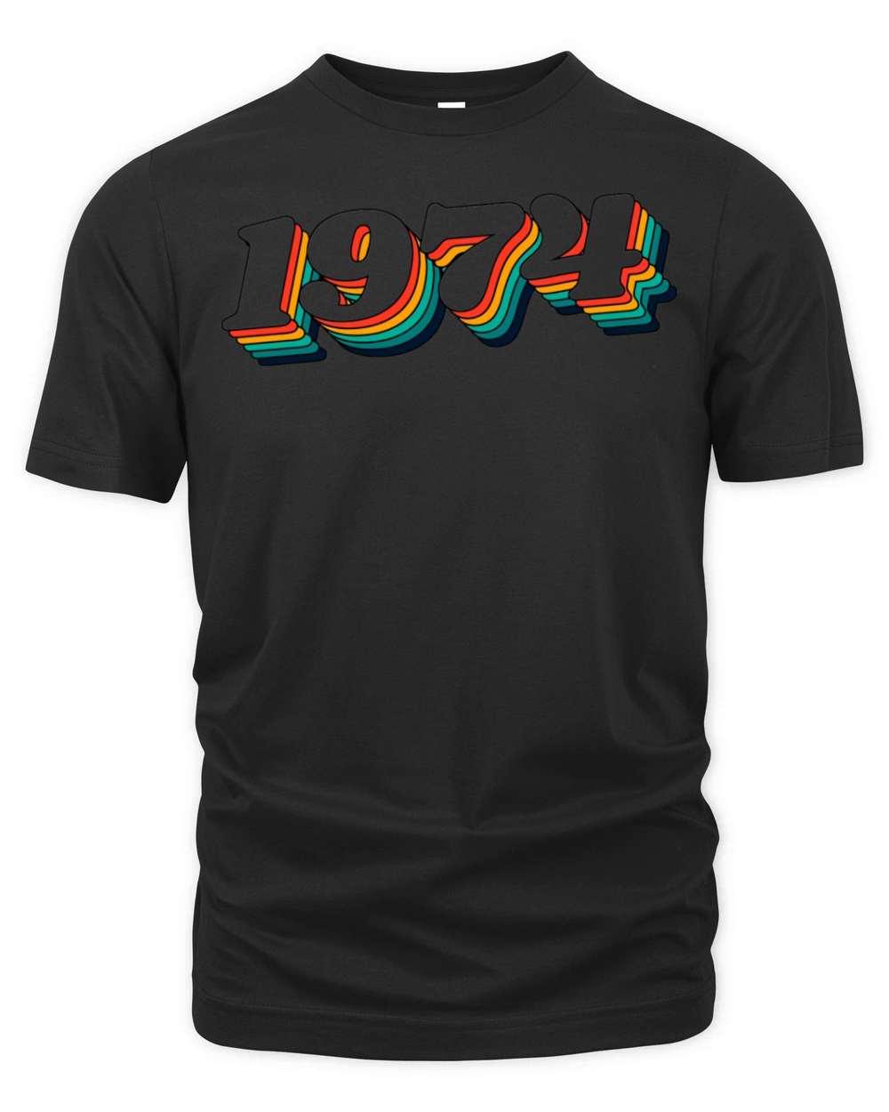 Retro 1974 Organic Unisex T-shirt