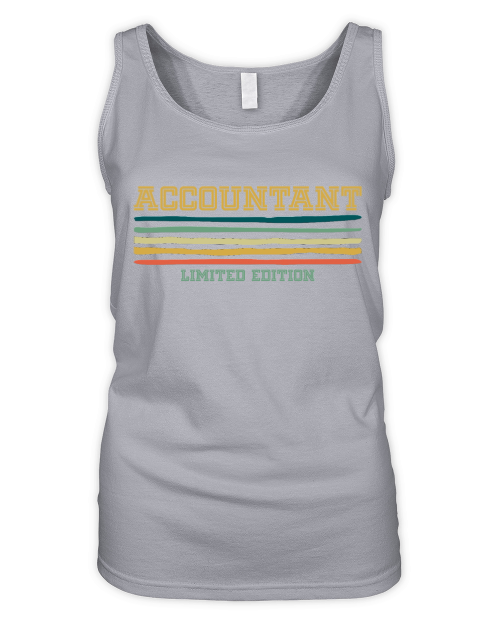 Accountant Limited Edition Retro Vintage Organic Women's Tank Top